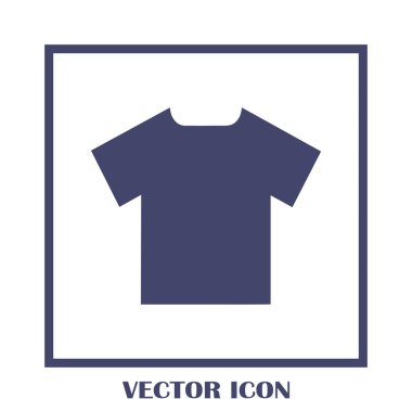 T-shirt web simge vektör.
