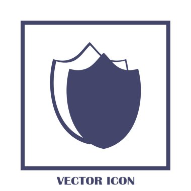 Kalkan vektör web simgesi