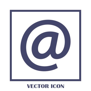 e-posta siyah simgesi. teknolojik altyapı