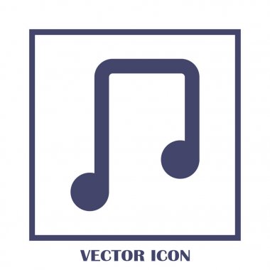 vektör müzik Not simgesi
