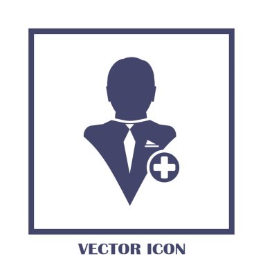 arkadaş vektör simgesi ekle