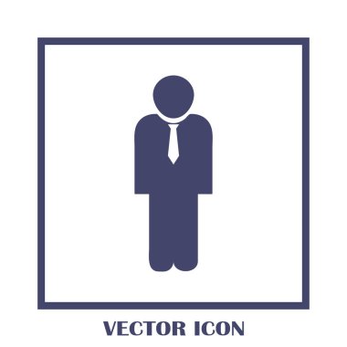 İşadamı vektör web simgesi