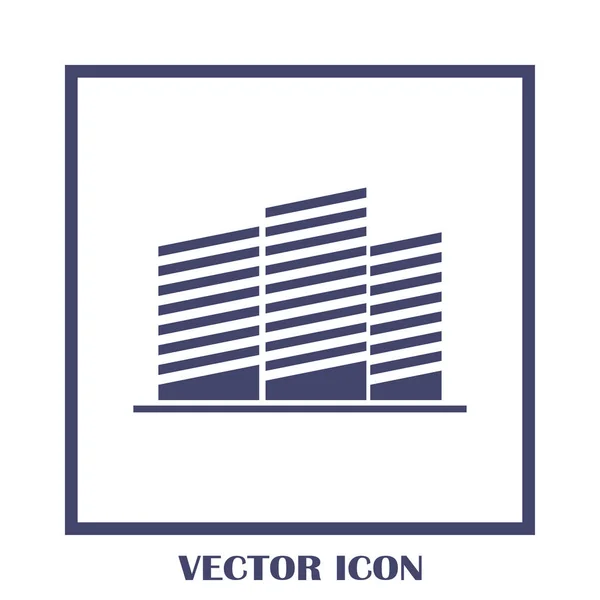 Символ недвижимости. значок вектора — стоковый вектор