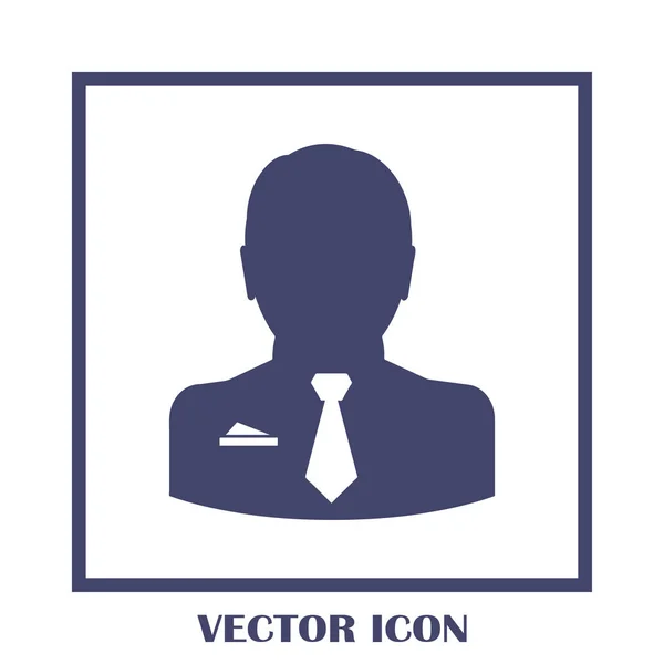 Üzletember vektor web icon — Stock Vector