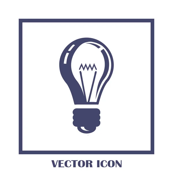 Vecteur web icône lampe — Image vectorielle