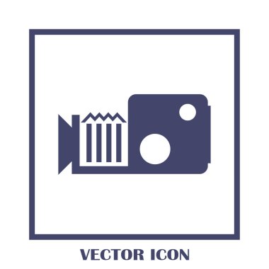 video kamera vektör simgesi