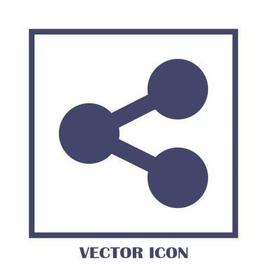 Atom vektör web simgesi