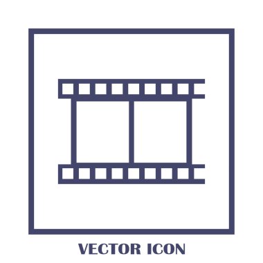 video simgesi, vektör illüstrasyonu