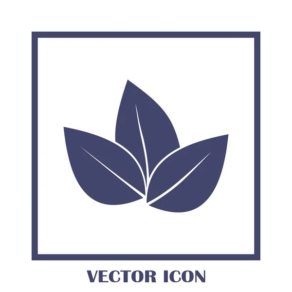 Листяна ікона Векторна ілюстрація — стоковий вектор