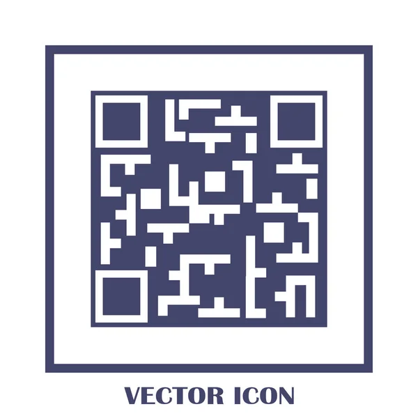 Código QR para el teléfono inteligente — Vector de stock