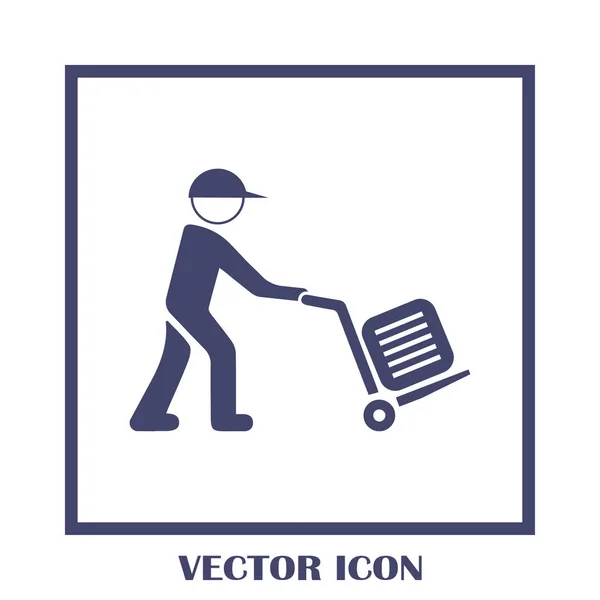 Иллюстрация человека с багажом — стоковый вектор