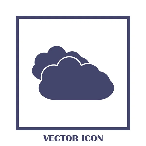 Два векторных изображения облаков, которые будут использоваться в веб-приложениях, мобильных приложениях и печатных СМИ . — стоковый вектор
