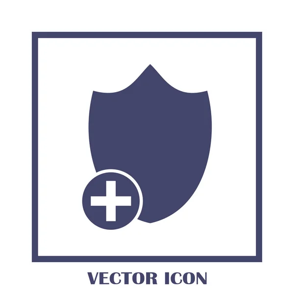 Schild-Vektor-Websymbol — Stockvektor