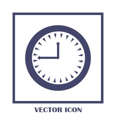 Saat, saat vektör simgesi