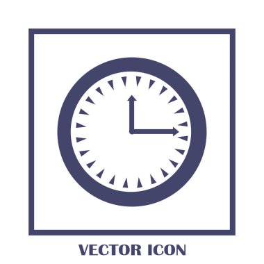 Saat, saat vektör simgesi