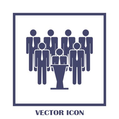 Grup insanlar vektör simgesi