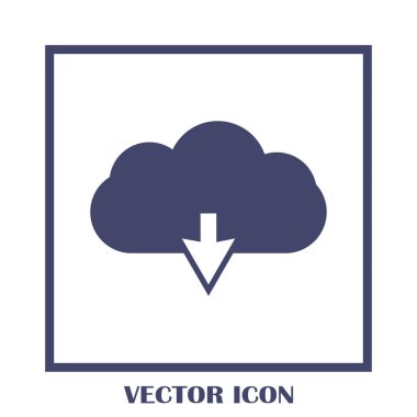 Web bulut veri simgesi