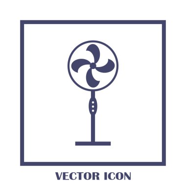 Havalandırma simgesi. Hava havalandırma veya fan simge. Vektör çizim