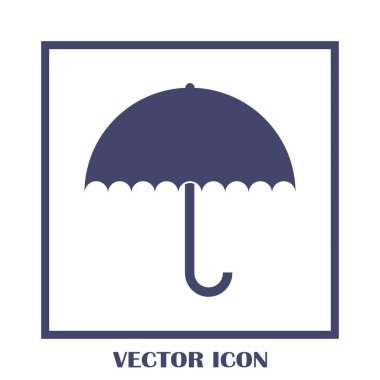 Şemsiye vektör web simgesi