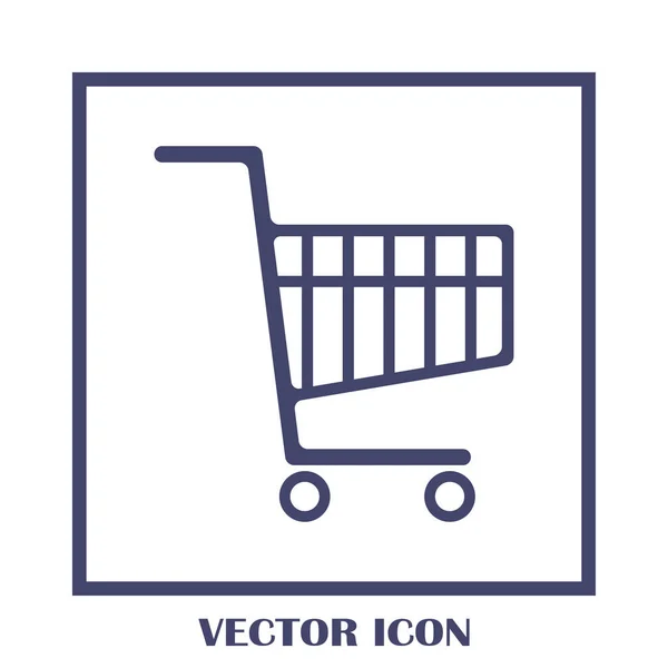 Shopping basket icon. vector illustration — Stock Vector