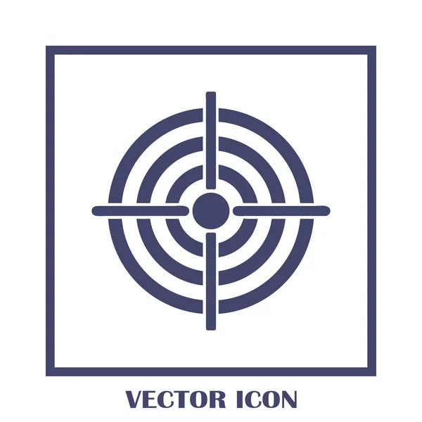Icono de destino, ilustración vectorial para el diseño web — Vector de stock