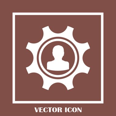 antika arka plan vektör sanat ile dişli simgesini