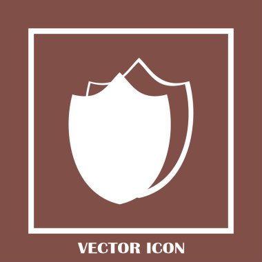 Kalkan vektör web simgesi