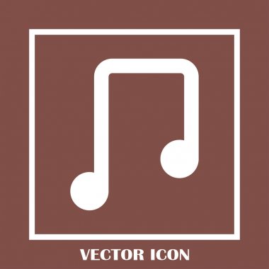 vektör müzik Not simgesi