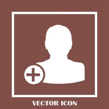 arkadaş vektör simgesi ekle