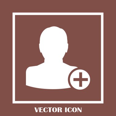 arkadaş vektör simgesi ekle