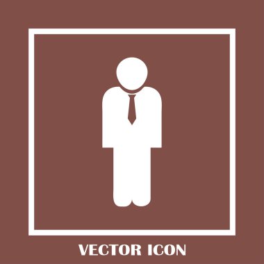 İşadamı vektör web simgesi