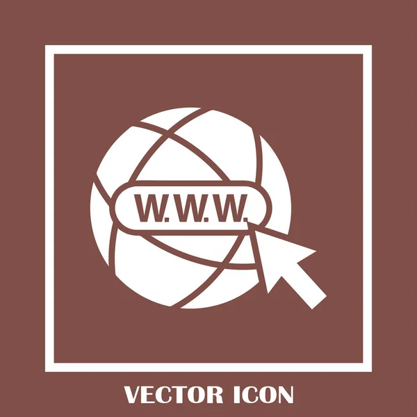 Web site vetor Ícone — Vetor de Stock
