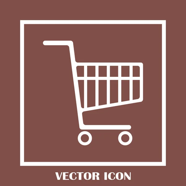 Shopping basket icon. vector illustration — Stock Vector