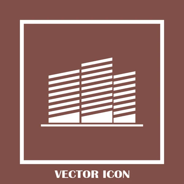 Immobilien-Symbol. Vektorsymbol — Stockvektor