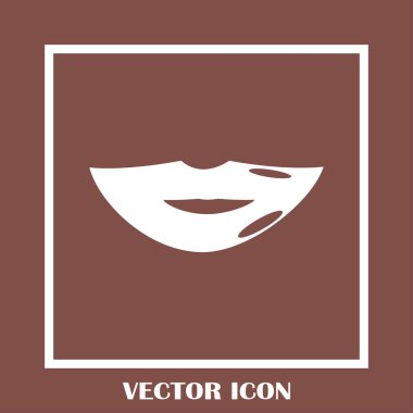 Dudak simgesi web tasarım