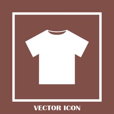 T-shirt web simge vektör.