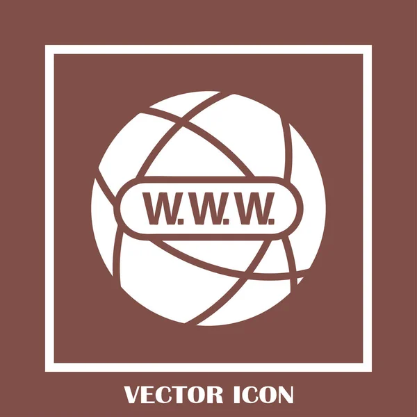 Webseite Vektor Web-Symbol — Stockvektor