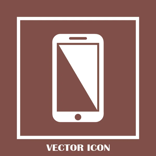 Téléphone web vecteur icône — Image vectorielle