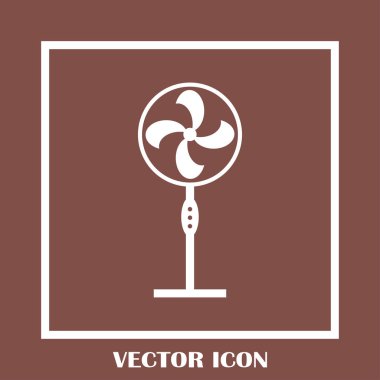 Havalandırma simgesi. Hava havalandırma veya fan simge. Vektör çizim