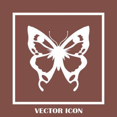 Kelebek vektör web simgesi