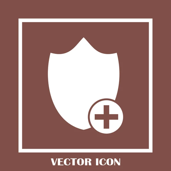 Schild-Vektor-Websymbol — Stockvektor