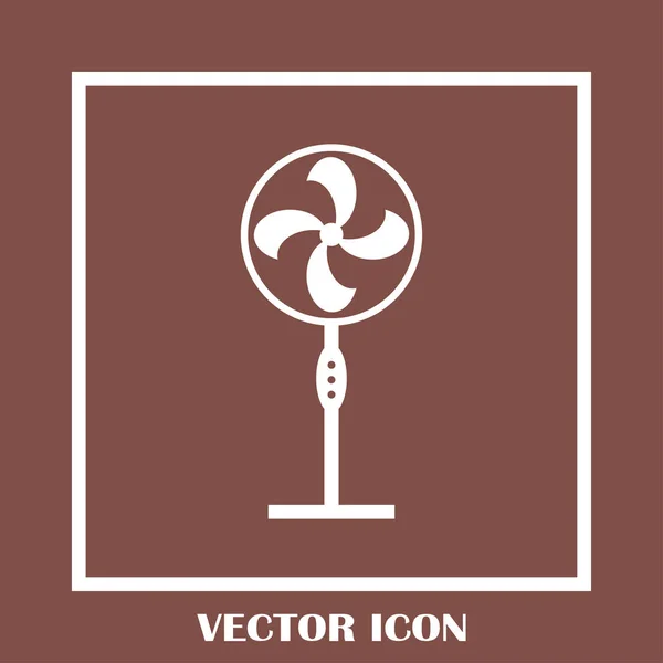 Ícone de ventilação. Ventilador de ar ou símbolo de ventilador. Ilustração vetorial — Vetor de Stock