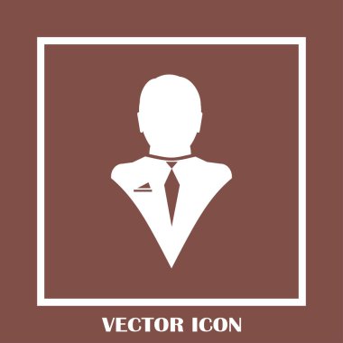 İşadamı vektör web simgesi