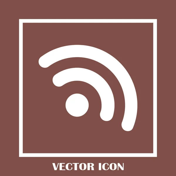 WIFI значок вектор, бездротовий інтернет знак, плоский стиль для графічного та веб-дизайну — стоковий вектор
