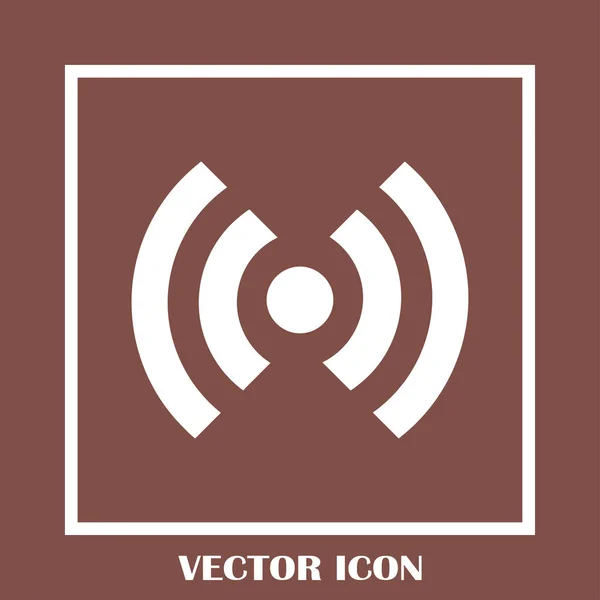 Wifi-Icon-Vektor, drahtloses Internet-Zeichen, flacher Stil für Grafik- und Webdesign — Stockvektor