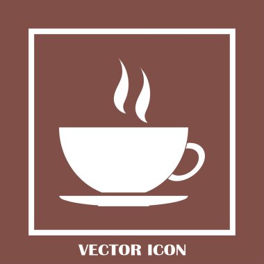 kahve fincanı vektör simgesi