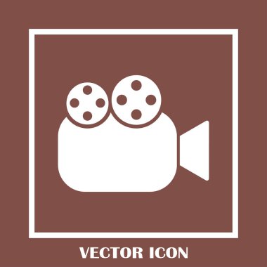 video kamera vektör simgesi