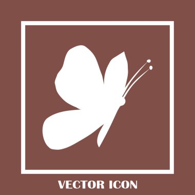 Kelebek vektör web simgesi