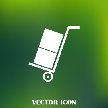 Bagaj vektör web simgesi.