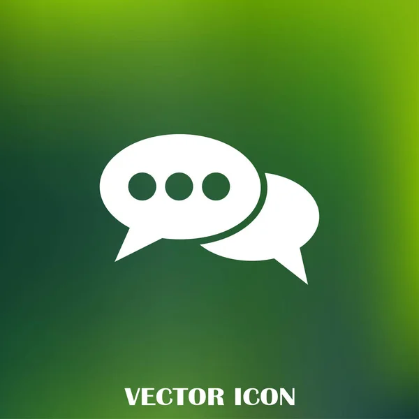Web-Ikone im Chat — Stockvektor